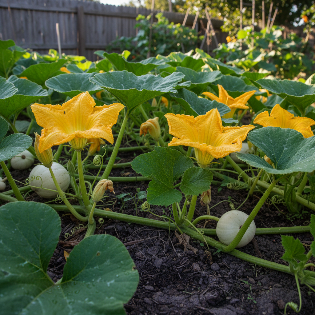 White Pumpkin Seeds –  Heirloom Open-Pollinated Vegetable Seeds