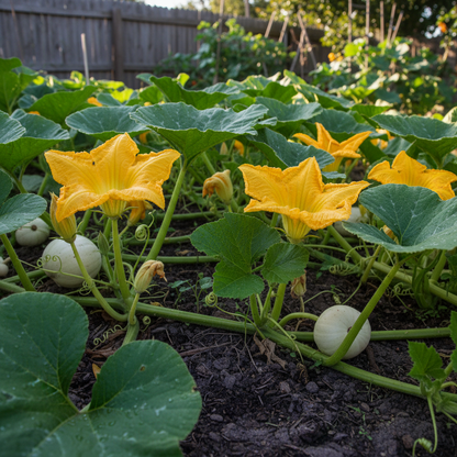 White Pumpkin Seeds –  Heirloom Open-Pollinated Vegetable Seeds