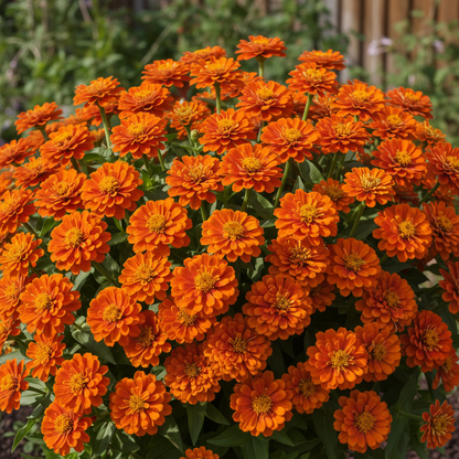 Zinnia Orange King Flower Seeds for Planting