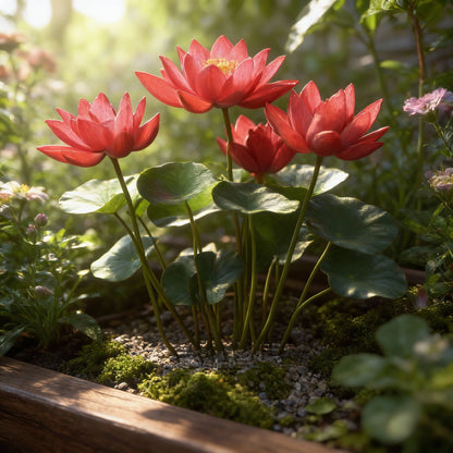 Red Lotus Flower Seeds for Garden Planting