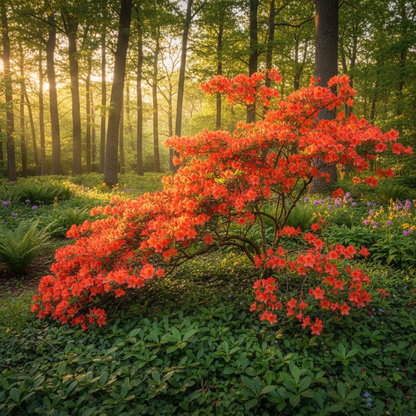 Orange-Red Blooms Seeds for Planting – Woodland Garden Flower Seeds
