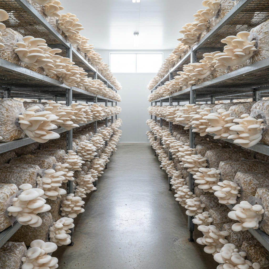 White Elm Oyster Mushroom Grow Kit for Planting – Cultivate Fresh Flavorful Mushrooms at Home