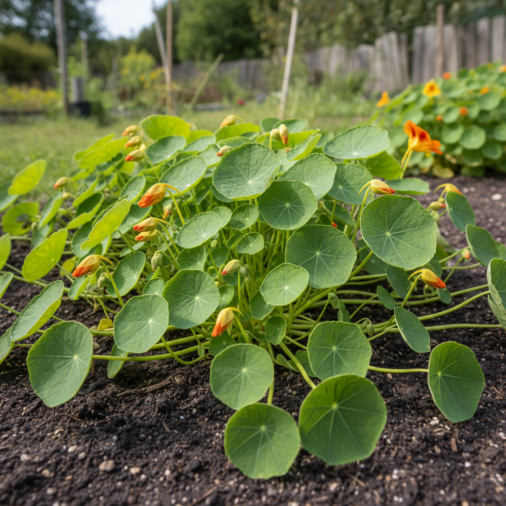 Organic Nasturtium Jewel Mix Flower Seeds