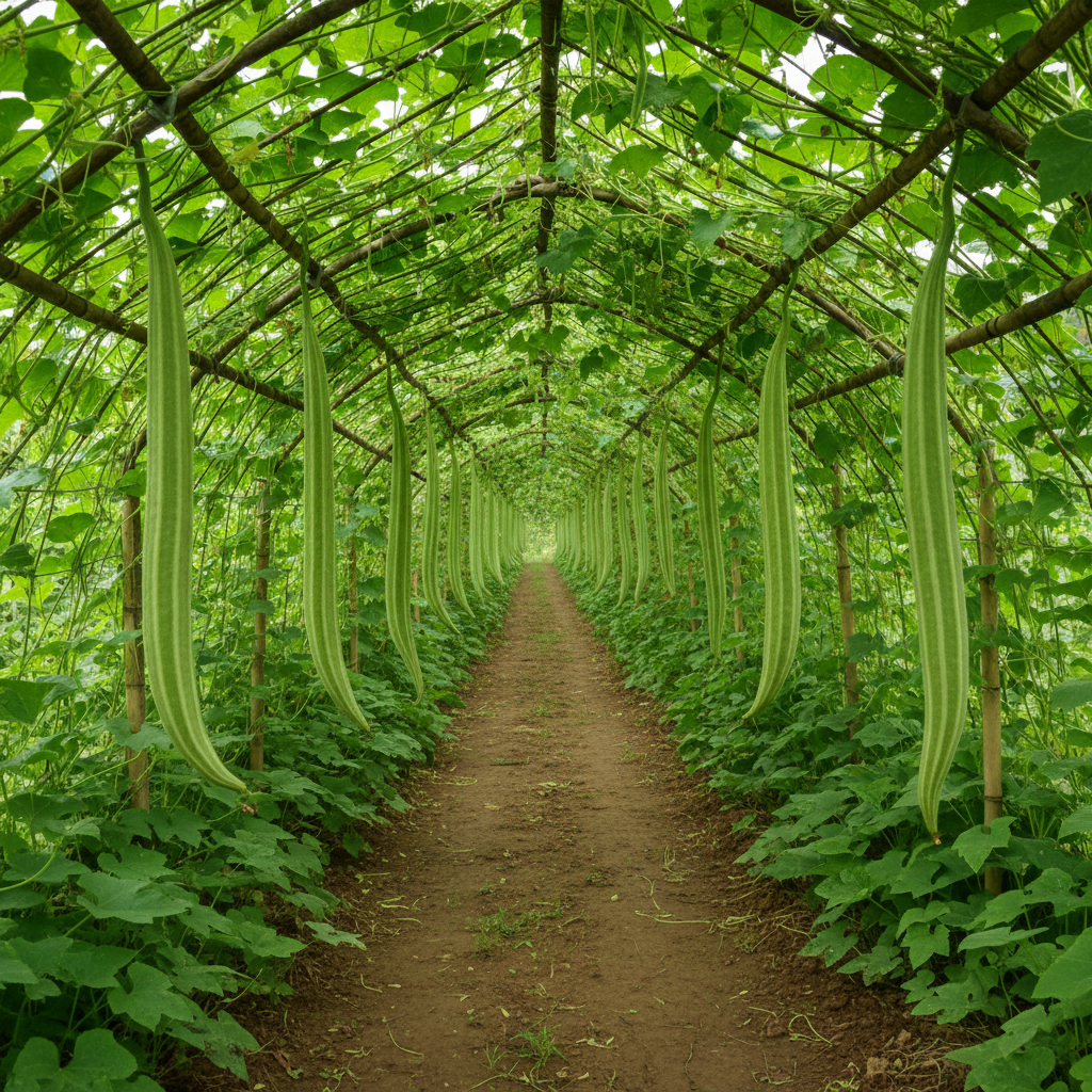 Green Snake Gourd Vegetable Seeds for Planting – Snake Gourd Seeds