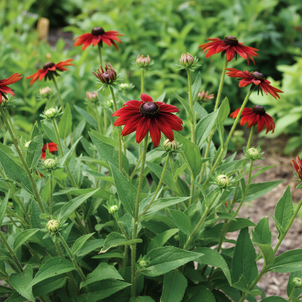 Rudbeckia Hirta Cherry Brandy Seeds - Black Eyed Susan Flower Seeds for Garden