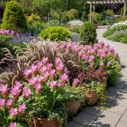 Urcuma Pink Color Flower Seeds for Garden Planting