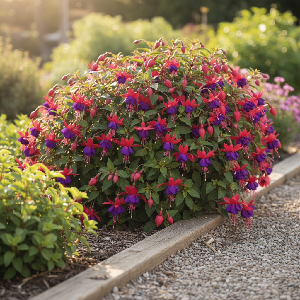 Viola Double Petal Fuchsia Bonsai Flower Seeds for Garden Planting