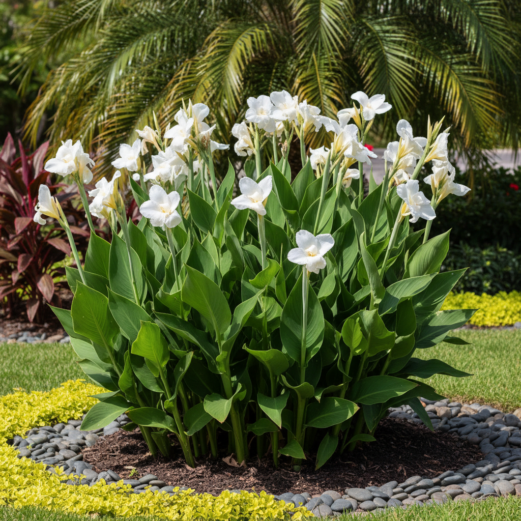Premium White Canna Flower Seeds for Planting