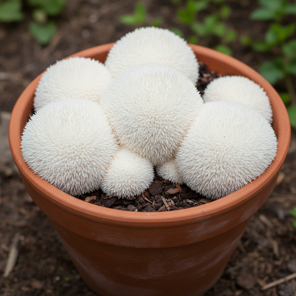 Lions Mane Mushroom Seeds for Planting – Grow Kit for Home Cultivation