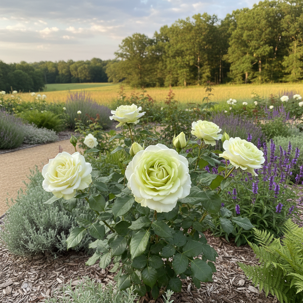White Green Rose Flower Seeds - Rose Flower Seeds for Garden