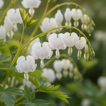 White Bleeding Heart Flower Seeds for Garden Planting
