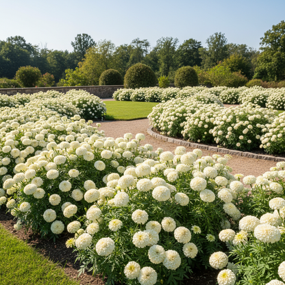 White Marigold Flower Seeds for Planting