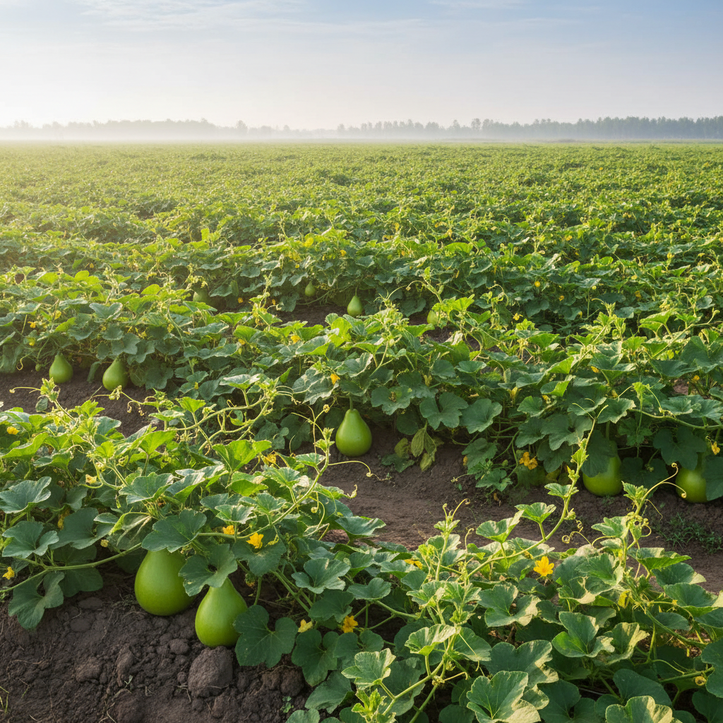F1 Hybrid Pot Shaped Bottle Gourd Seeds for High Yield and Home Gardening