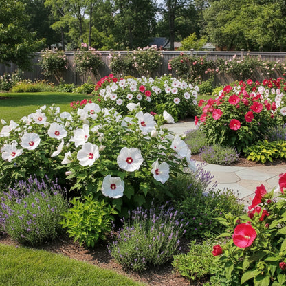 Giant Hibiscus Flower Seeds for Planting – Mixed Hardy Varieties for Garden Blooms