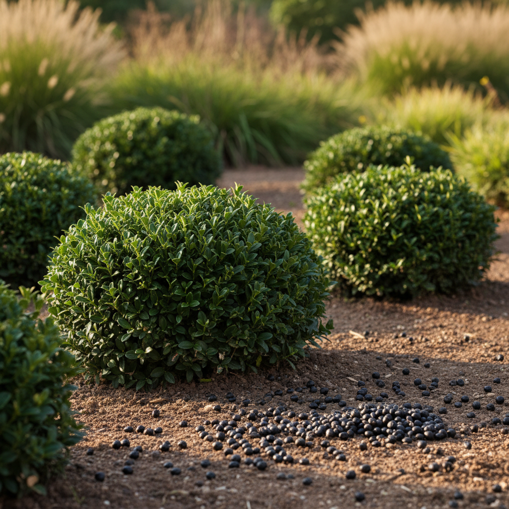 Inkberry Holly Seeds for Planting – Ilex glabra Hardy Evergreen Shrub with Year-Round Interest