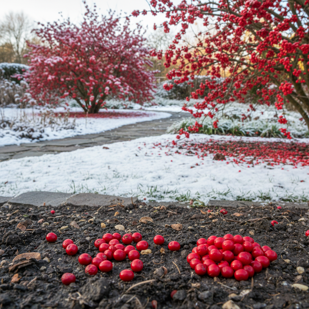 Winterberry Holly Seeds for Planting – Ilex verticillata Deciduous Shrub with Vibrant Red Berries