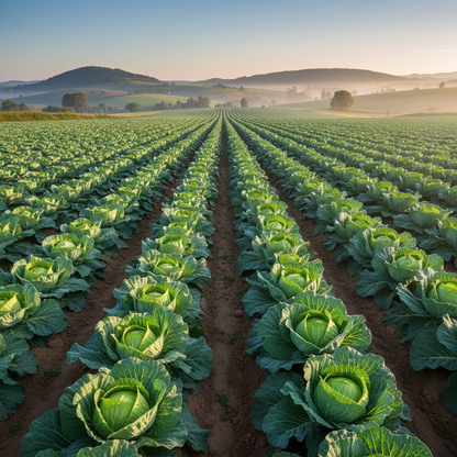 Cabbage Durham Early Seeds for Home Gardening