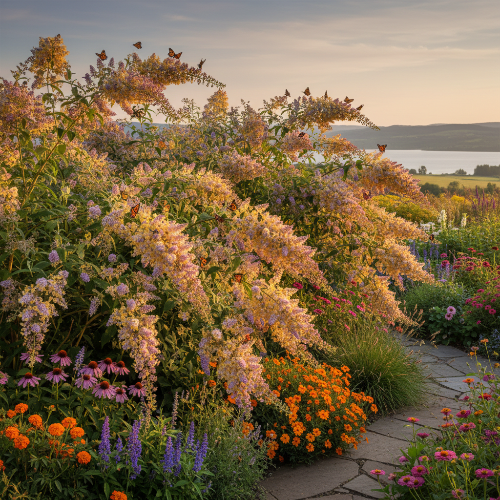 Lochinch Butterfly Bush Seeds for Planting (Buddleja weyeriana Lochinch) – Fragrant Pollinator Shrub