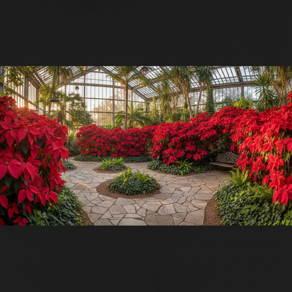 Poinsettia Seeds for Planting – Christmas Star Perennial Ornamental Plant