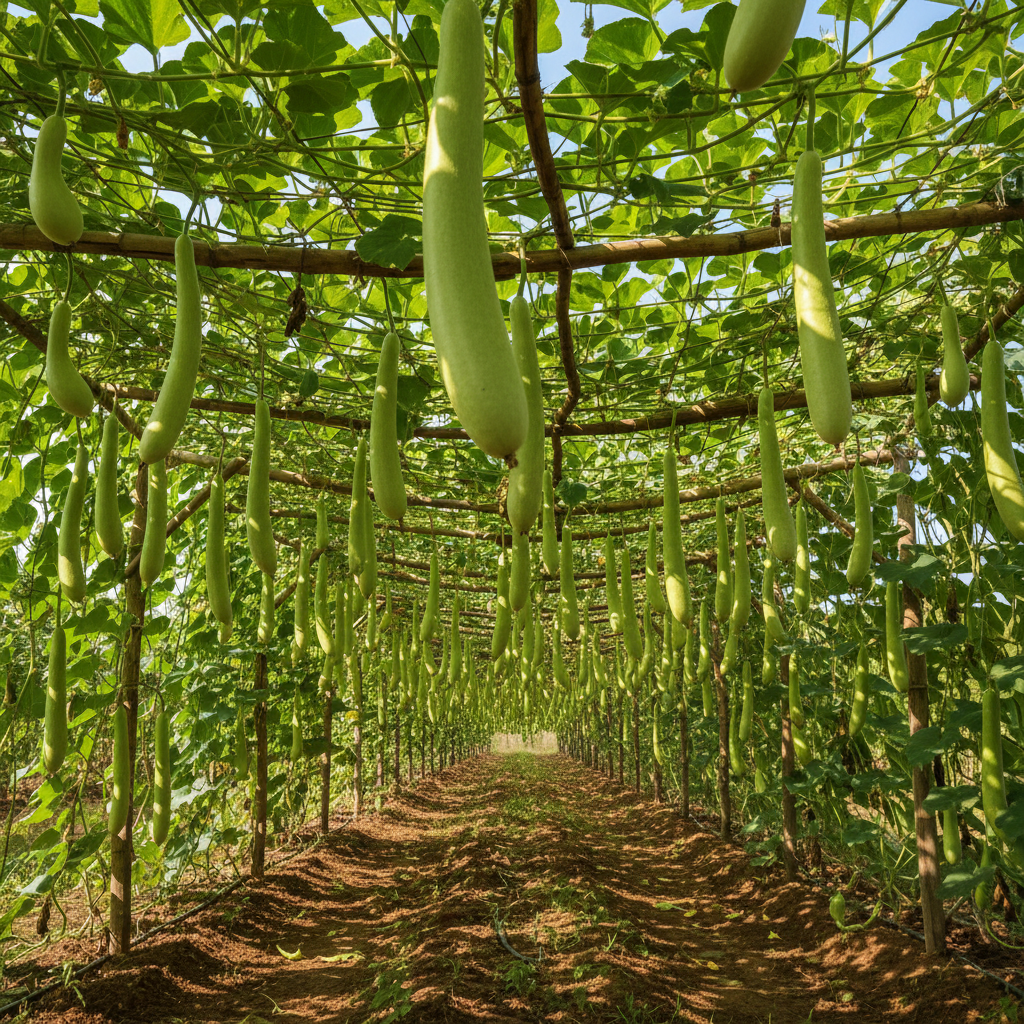 Cucuzzi Gourd Seeds for Planting – Italian Gourd Annual Self Pollinating Vegetable Garden Seeds