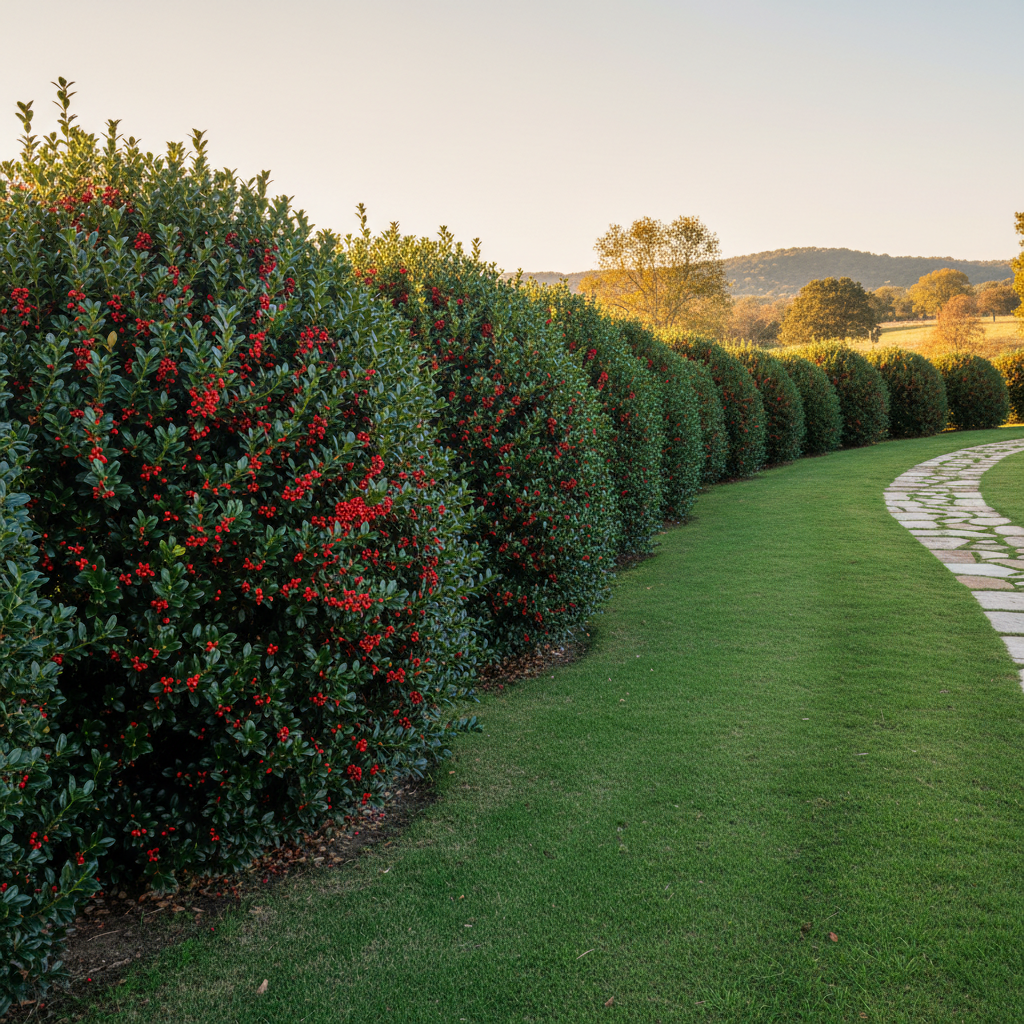 Yaupon Holly Seeds for Planting (Ilex vomitoria) – Evergreen Shrub with Ornamental Berries