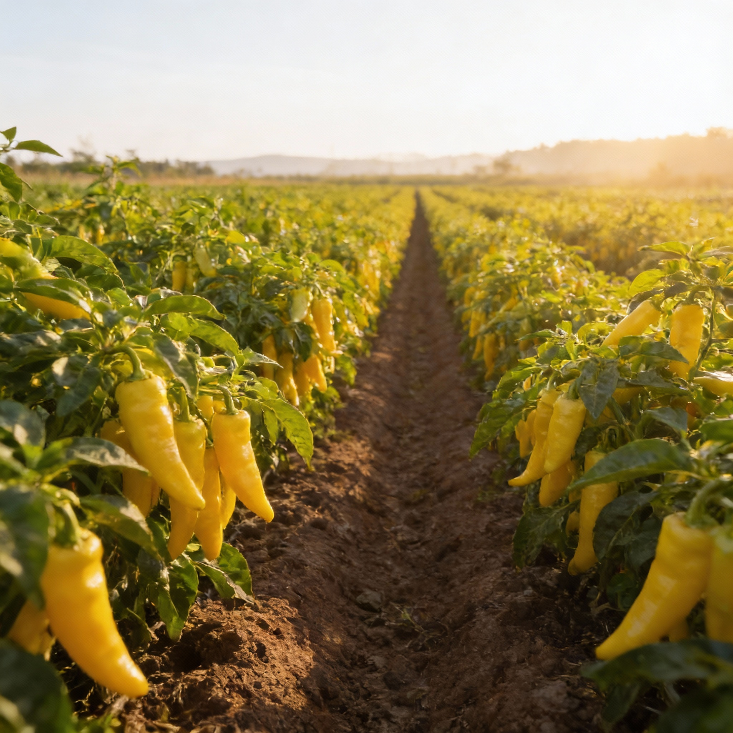 Chilli Hungarian Yellow Wax Hot Seeds - Chilli Pepper Seeds for Home Garden