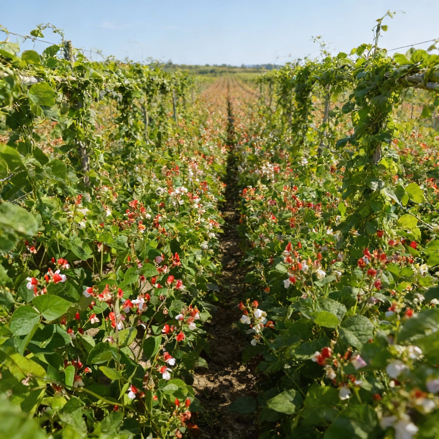 Runner Bean Hestia Dwarf Vegetable Seeds High Yield Compact Variety
