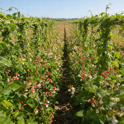 Runner Bean Hestia Dwarf Vegetable Seeds High Yield Compact Variety