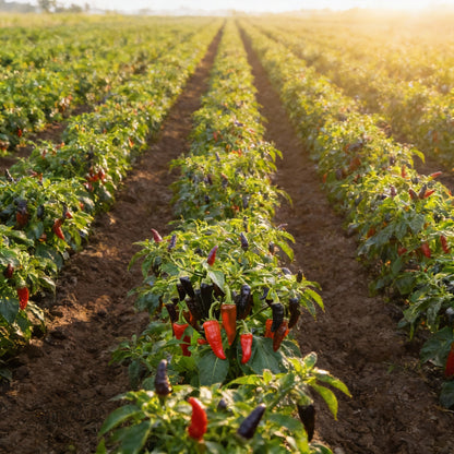 Hot Pepper Gusto Purple Seeds Vibrant Flavorful Variety