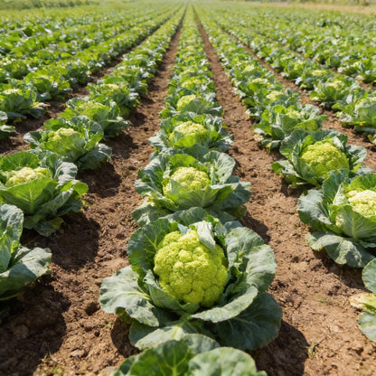 Green Cauliflower Seeds for Planting and Gardening