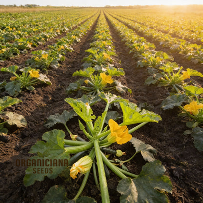 Green Zucchini Blossom Seeds for Gardening