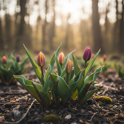 Tulip Sylvestris Flower Seeds - Wild Tulip Flower Seeds for Garden