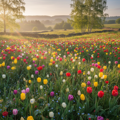 Tulip Sylvestris Flower Seeds - Wild Tulip Flower Seeds for Garden