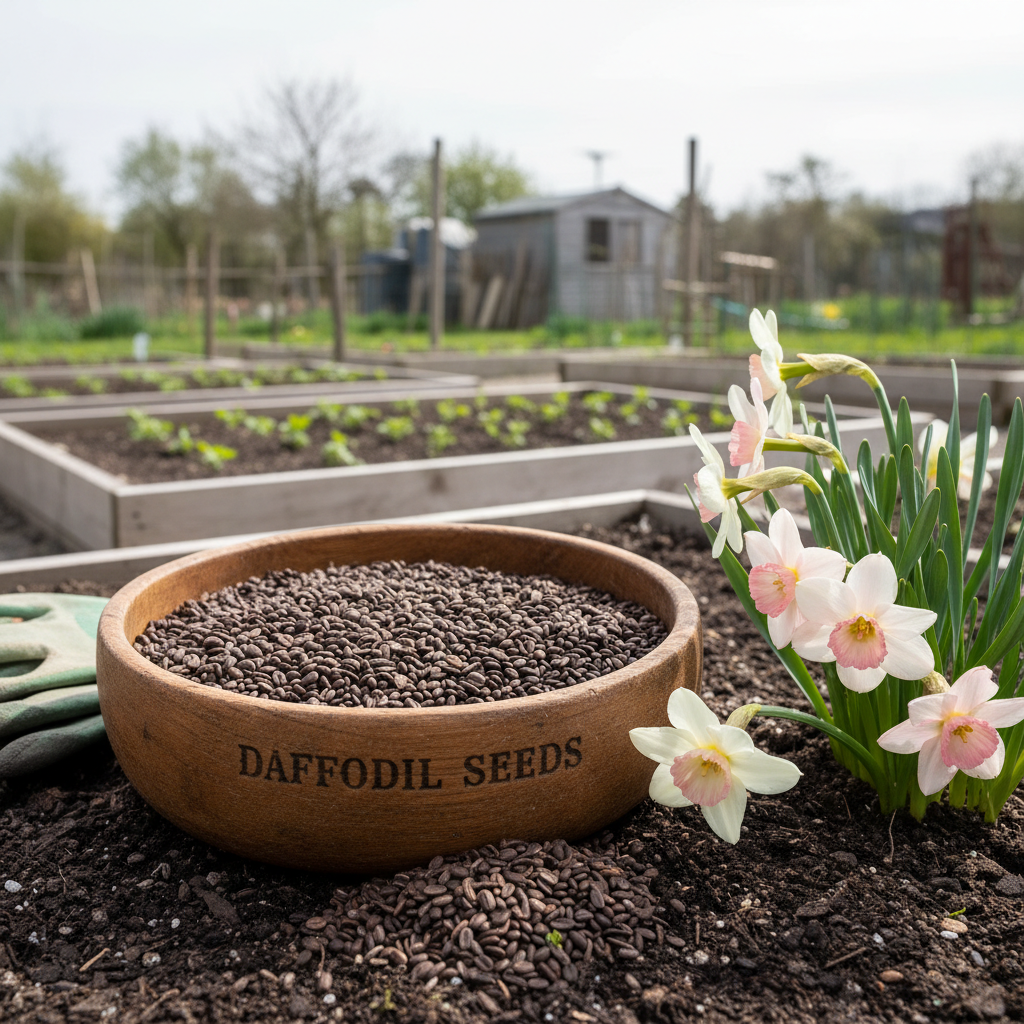 Daffodils Flower Seeds - Pink White Daffodil Flower Seeds for Garden