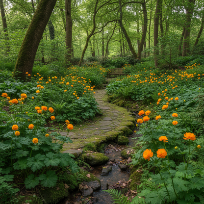 Trollius Chinensis Seeds for Garden Planting