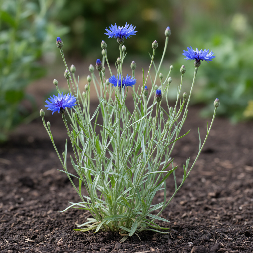 Blue Boy Bachelor’s Buttons Seeds for Garden Planting