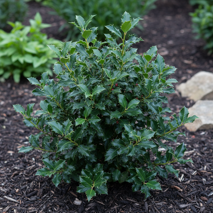 Blue Holly Seeds for Planting (Ilex × meserveae) – Cold Hardy Evergreen with Blue-Green Foliage
