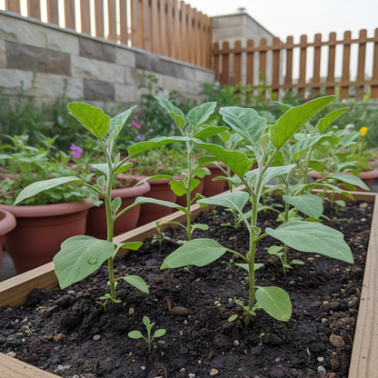 Brinjal Green Long Vegetable Seeds for Planting