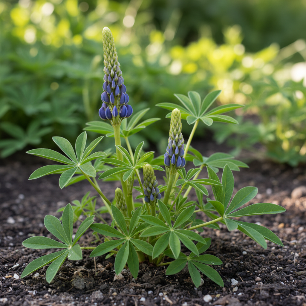 Lupin Russell The Governor Navy Blue Seeds for Garden Planting