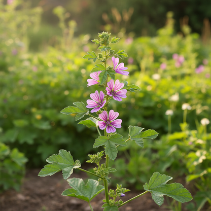 Malva Sylvestris Flower Seeds for Garden Planting
