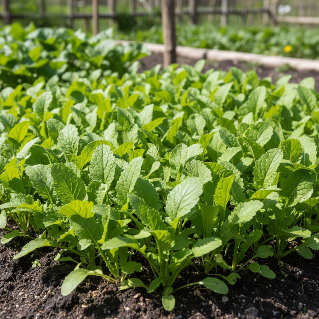 Golden Harvest Mustard Green Seeds for Planting – Leafy Greens for Home Gardens