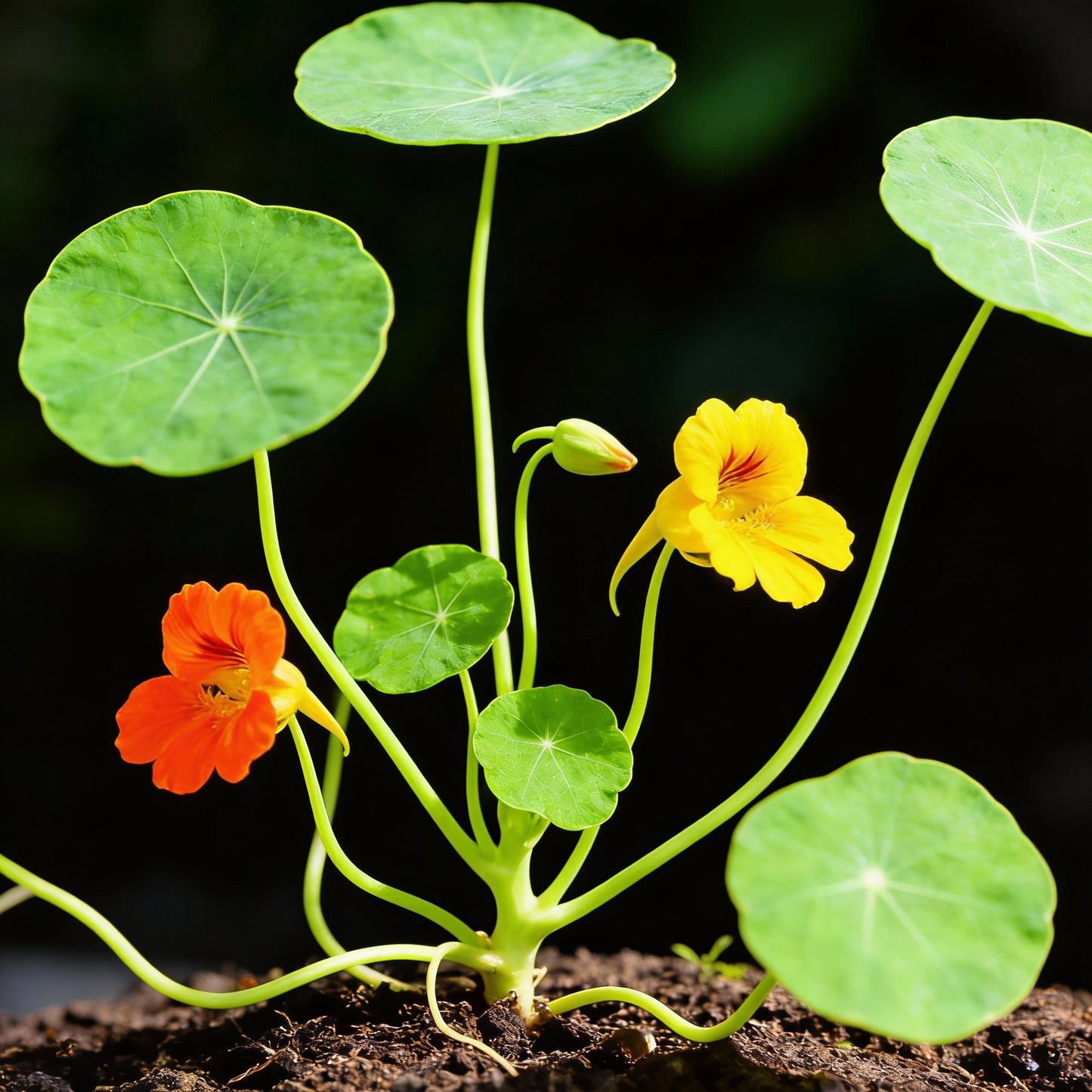 Single Mixed Nasturtium Seeds for Garden Planting