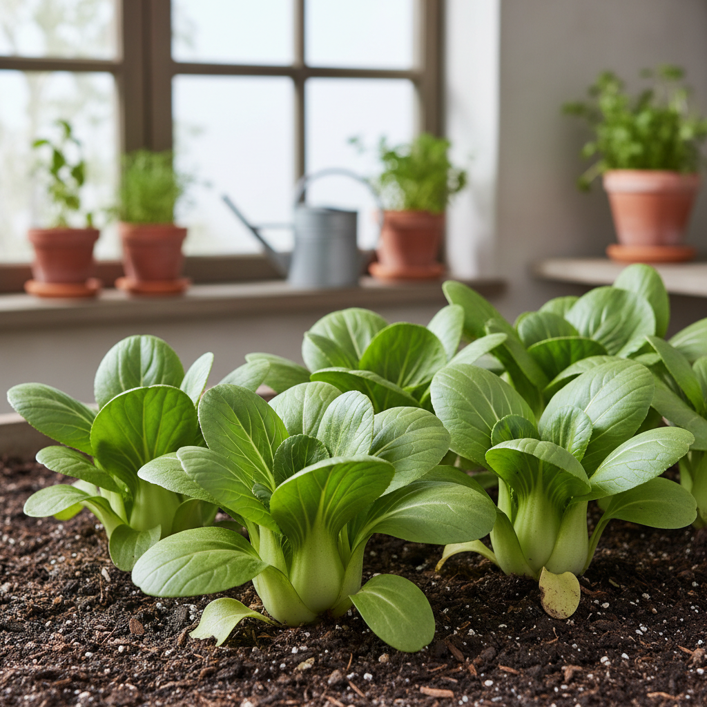 Pak Choi Red F1 Seeds – Nutrient-Rich Asian Leafy Vegetable