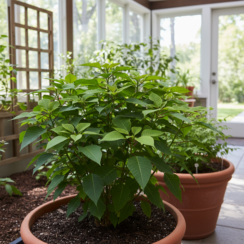 Poinsettia Seeds for Planting – Christmas Star Perennial Ornamental Plant