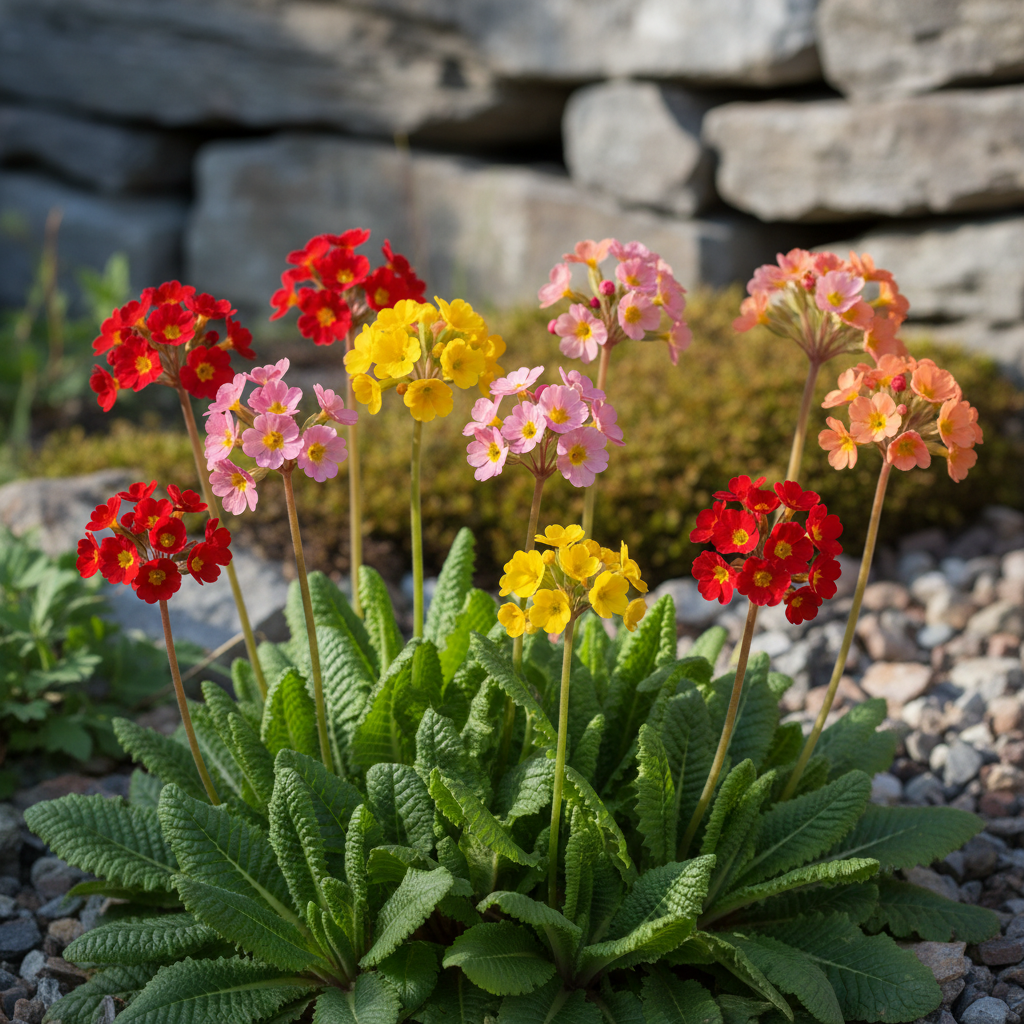 Primula Halleri Red Flower Seeds for Garden Planting