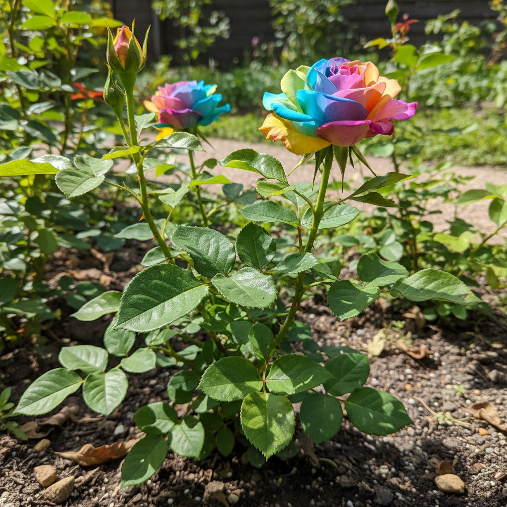 Rare Holland Rainbow Rose Flower Seeds - Rose Flower Seeds for Garden