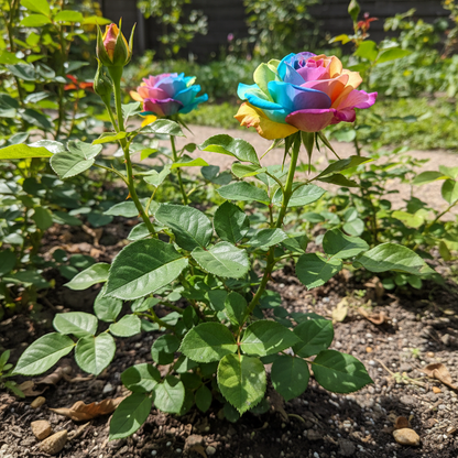 Rare Holland Rainbow Rose Flower Seeds - Rose Flower Seeds for Garden