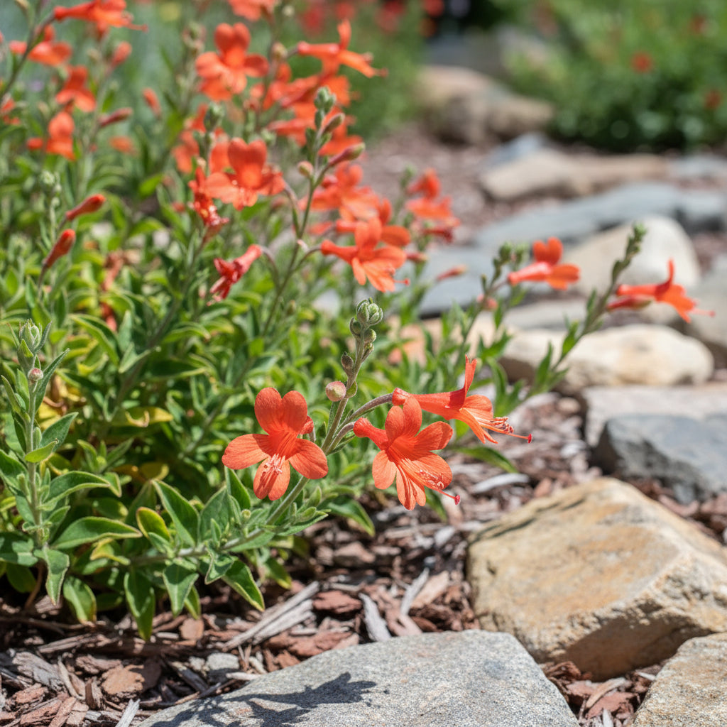 Zauschneria Californica Glasnevin Seeds – Red Perennial Flowers for Planting