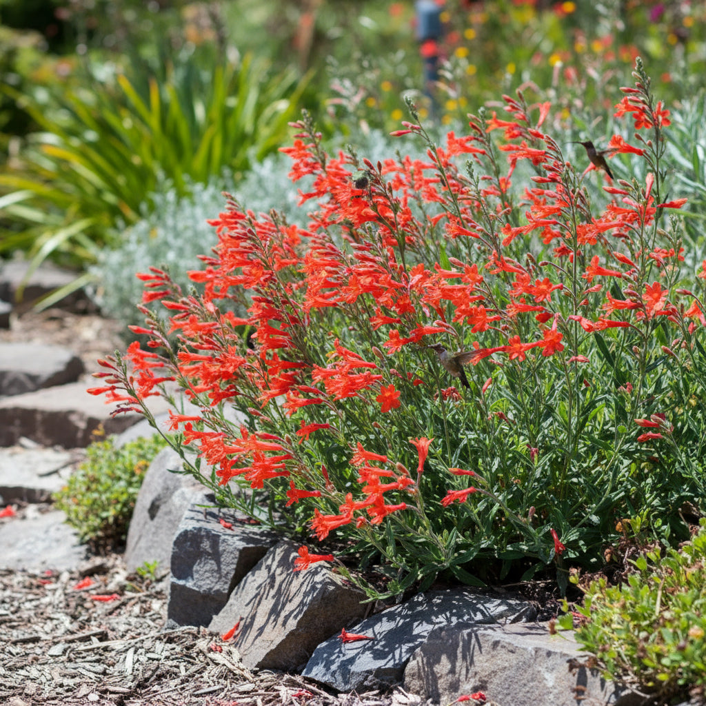 Zauschneria Californica Glasnevin Seeds – Red Perennial Flowers for Planting