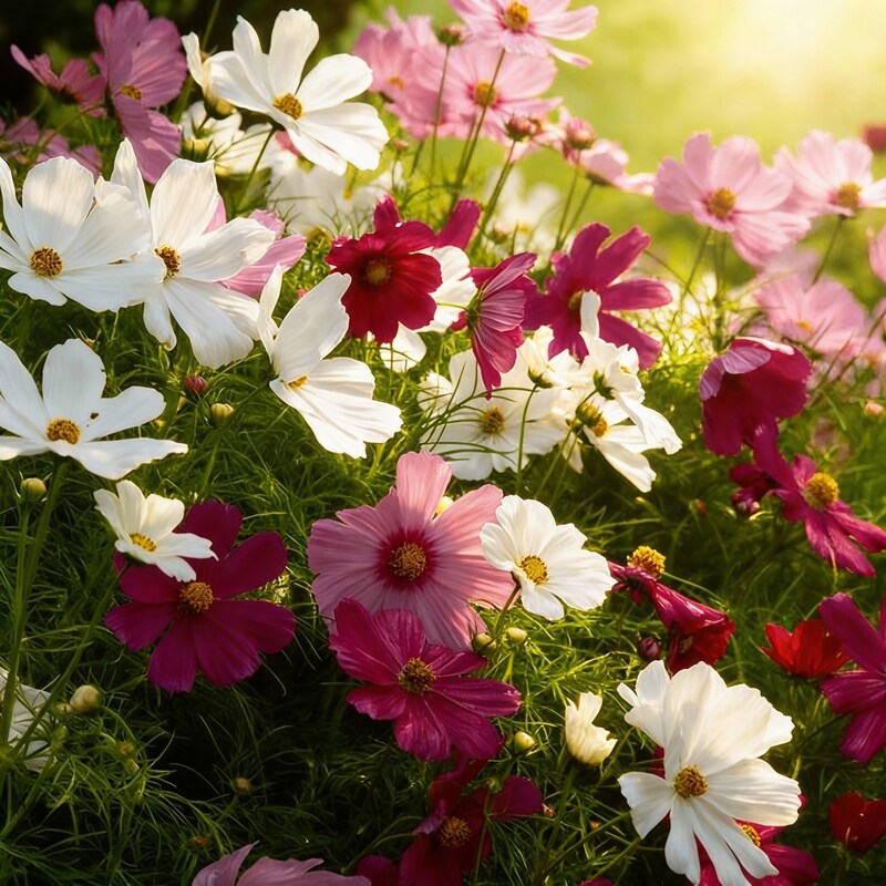 Cosmos Bipinnatus Fizzy Mixed Seeds – Vibrant Summer Blooms